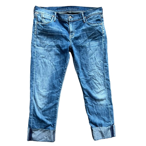 Citizens of Humanity Dani Cropped Straight Leg Denim Jeans Women's size 30 - Picture 2 of 12